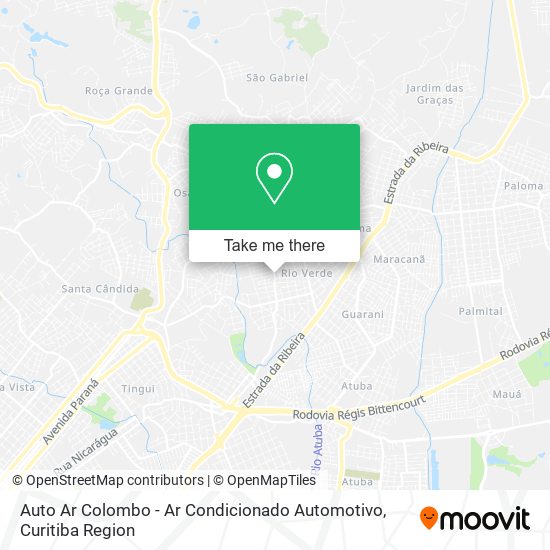 Auto Ar Colombo - Ar Condicionado Automotivo map