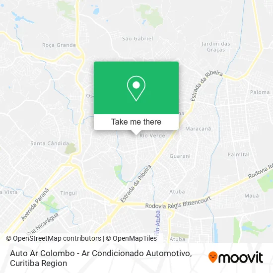 Auto Ar Colombo - Ar Condicionado Automotivo map