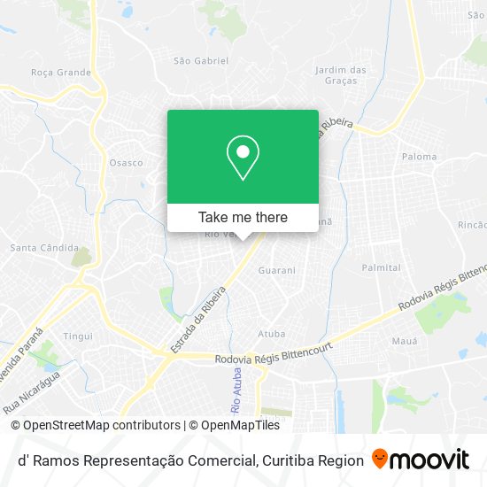d' Ramos Representação Comercial map