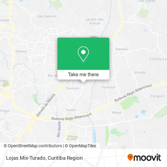 Lojas Mix-Turado map
