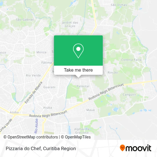 Pizzaria do Chef map