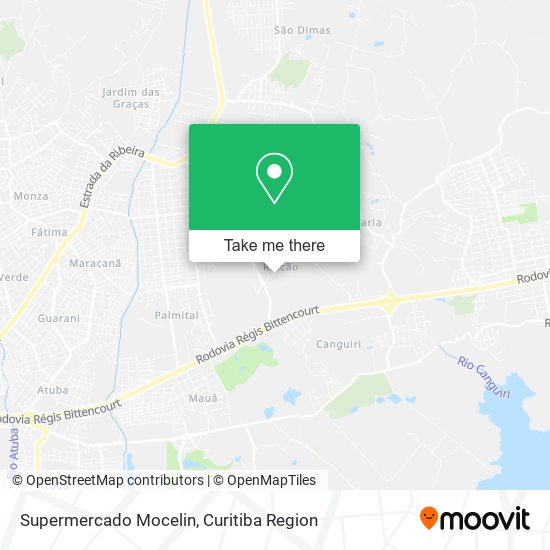 Mapa Supermercado Mocelin