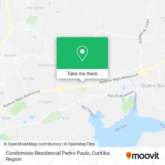 Condominio Residencial Pedro Paulo map