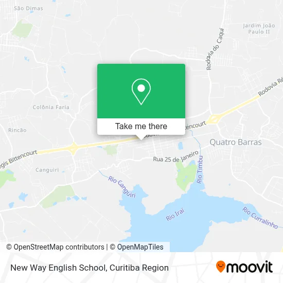 New Way English School map