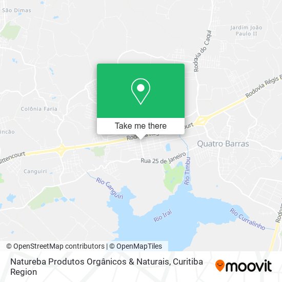 Natureba Produtos Orgânicos & Naturais map