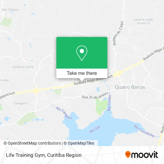 Life Training Gym map