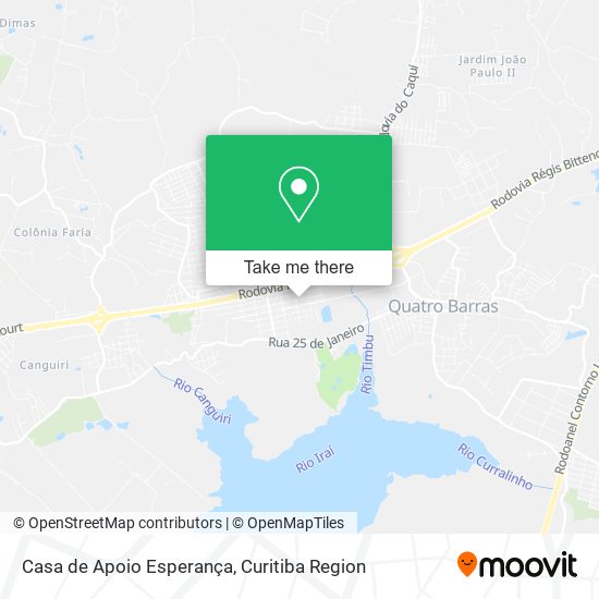 Casa de Apoio Esperança map