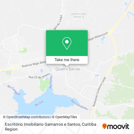 Escritório Imobiliário Gamarros e Santos map