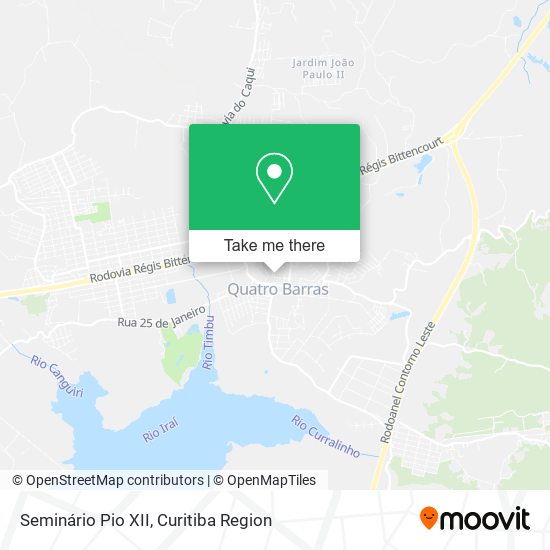 Seminário Pio XII map