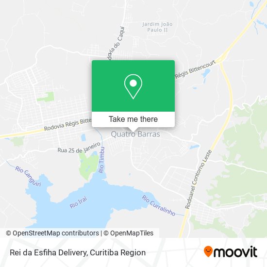 Rei da Esfiha Delivery map
