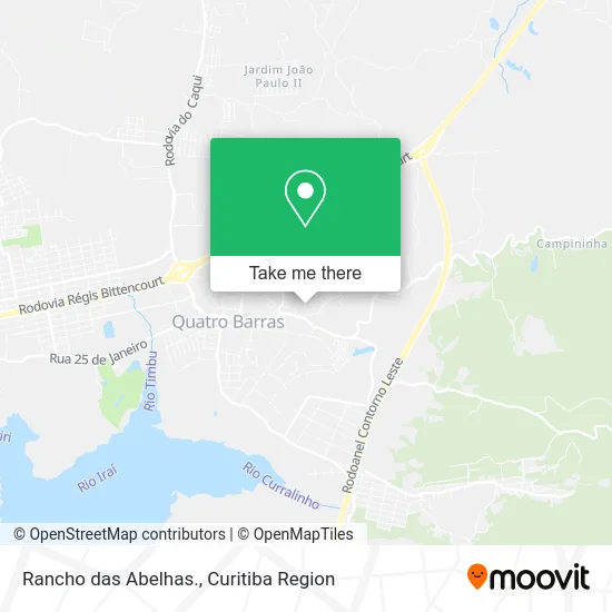 Rancho das Abelhas. map