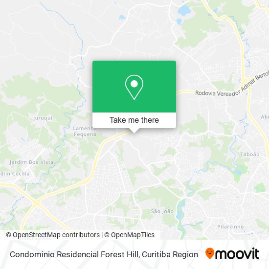 Condominio Residencial Forest Hill map