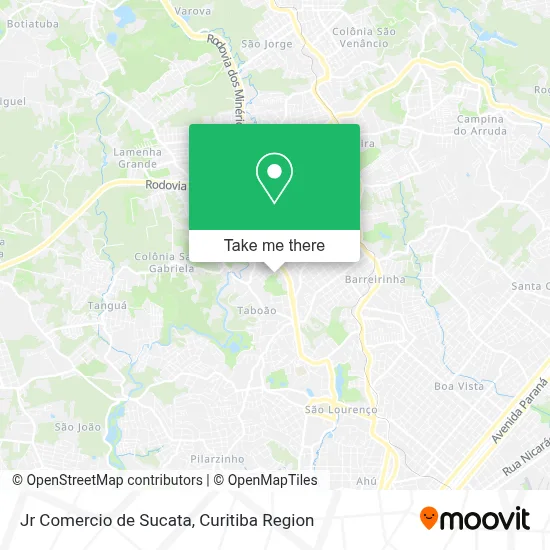 Jr Comercio de Sucata map