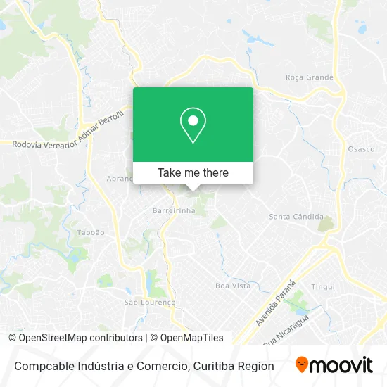 Compcable Indústria e Comercio map