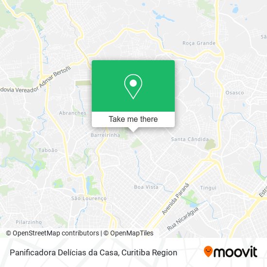 Panificadora Delícias da Casa map