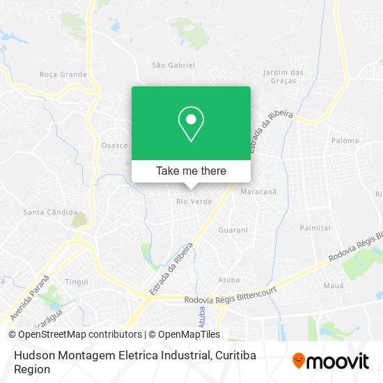 Hudson Montagem Eletrica Industrial map