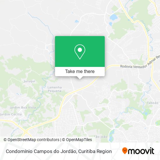 Condomínio Campos do Jordão map