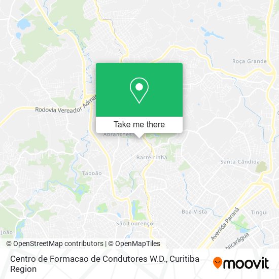 Centro de Formacao de Condutores W.D. map