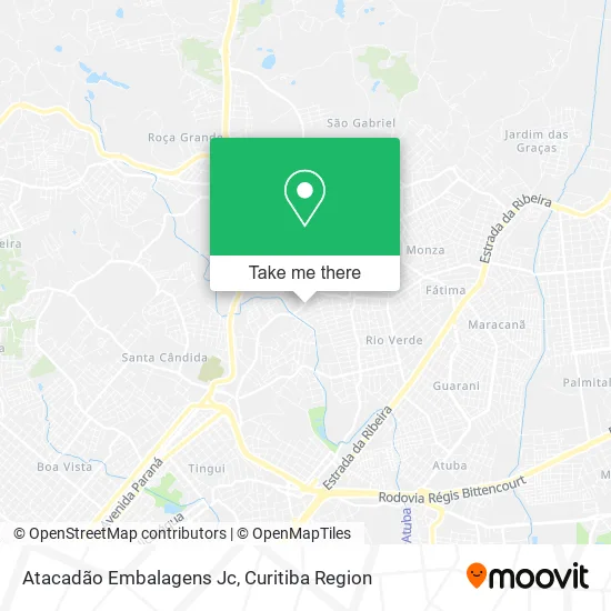 Atacadão Embalagens Jc map