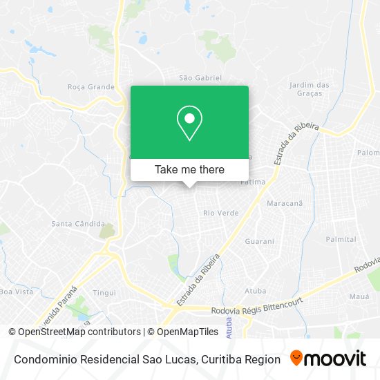 Condominio Residencial Sao Lucas map