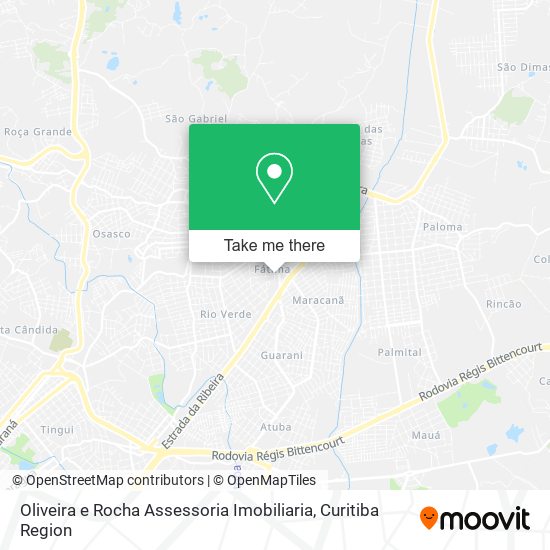 Oliveira e Rocha Assessoria Imobiliaria map