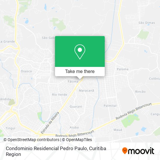 Condominio Residencial Pedro Paulo map