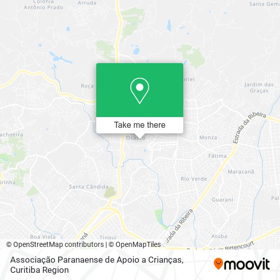 Associação Paranaense de Apoio a Crianças map
