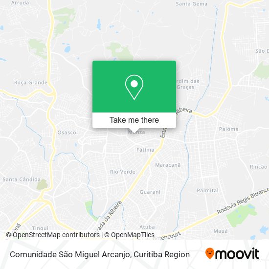 Comunidade São Miguel Arcanjo map