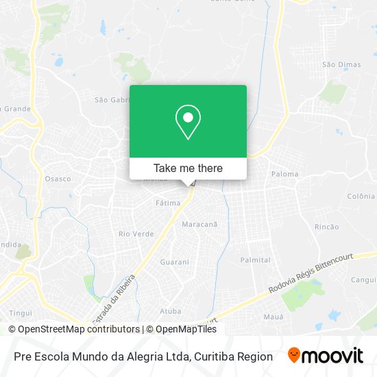 Pre Escola Mundo da Alegria Ltda map