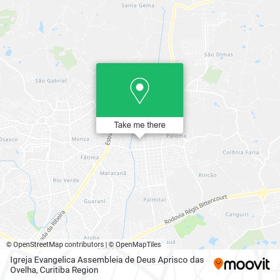 Igreja Evangelica Assembleia de Deus Aprisco das Ovelha map
