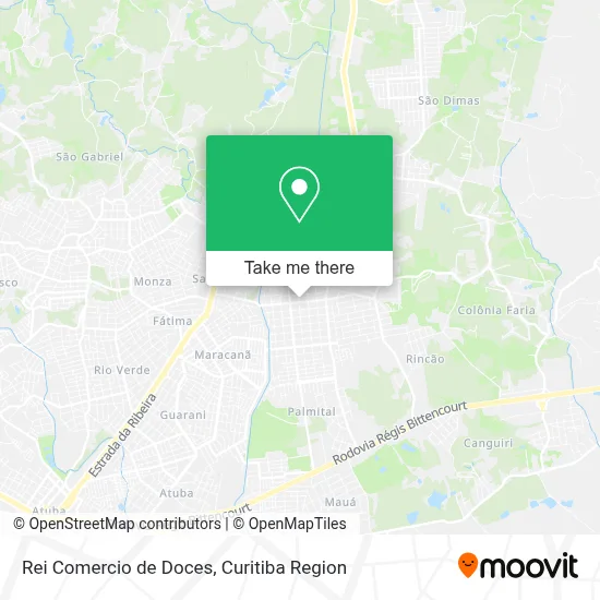 Rei Comercio de Doces map