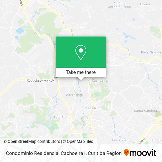 Condominio Residencial Cachoeira I map