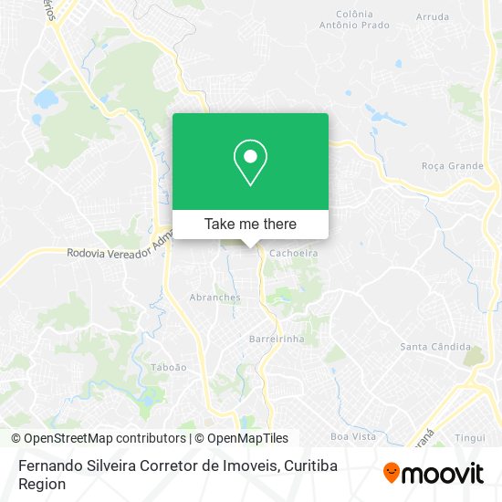 Mapa Fernando Silveira Corretor de Imoveis