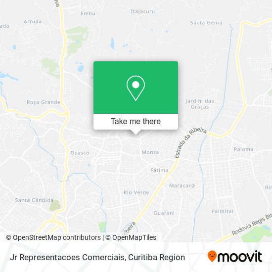 Jr Representacoes Comerciais map