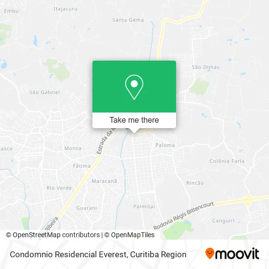 Condomnio Residencial Everest map