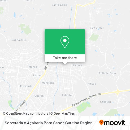 Sorveteria e Açaiteria Bom Sabor map