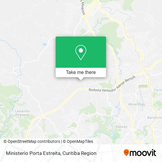 Ministerio Porta Estreita map