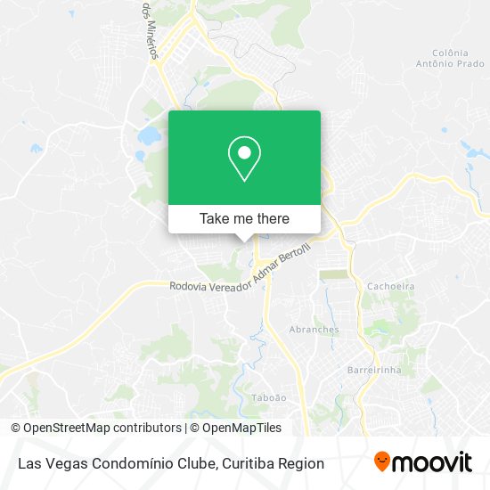 Las Vegas Condomínio Clube map