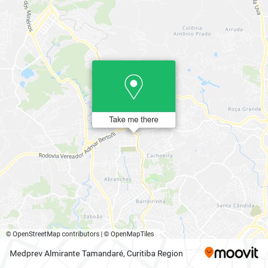 Medprev Almirante Tamandaré map
