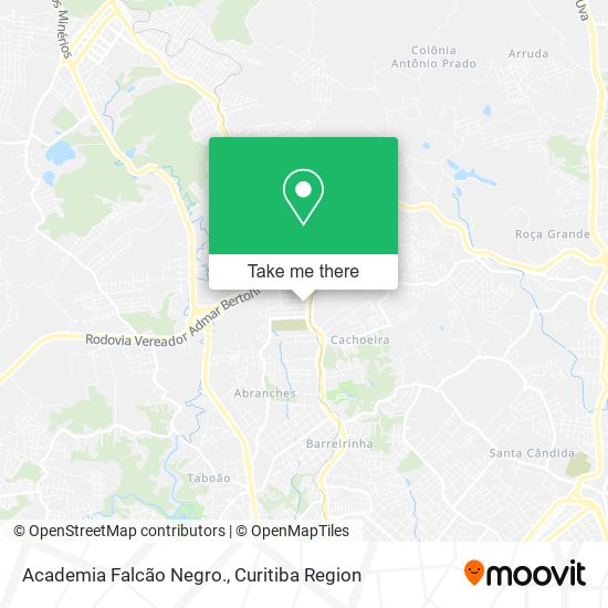 Academia Falcão Negro. map