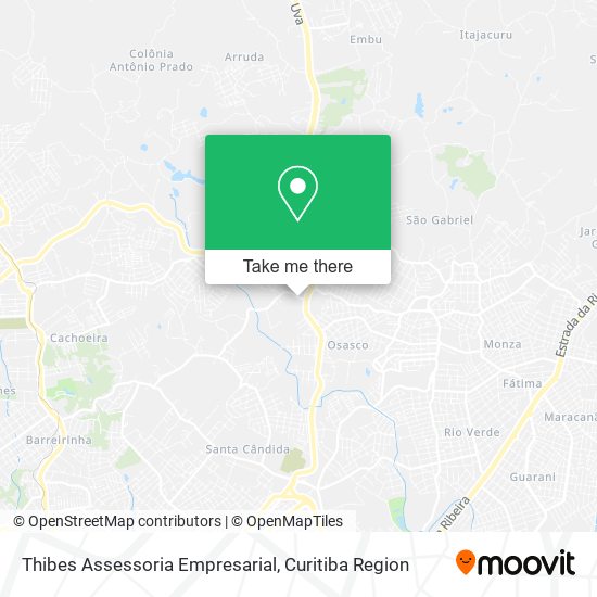 Thibes Assessoria Empresarial map