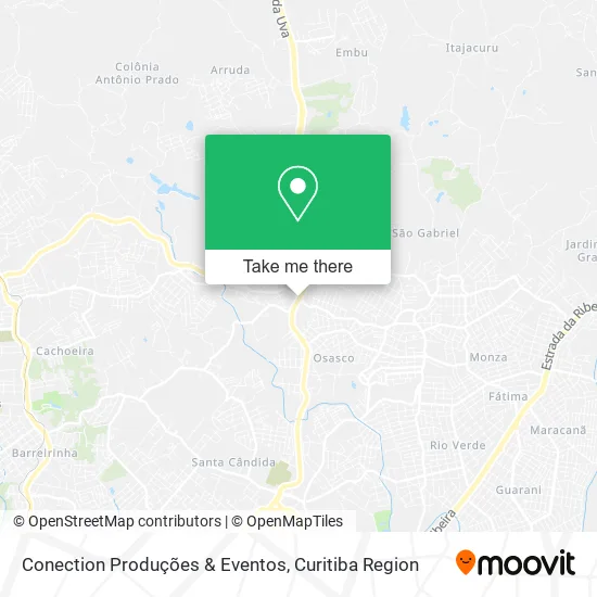 Conection Produções & Eventos map
