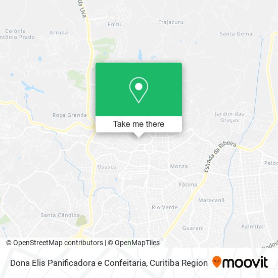 Dona Elis Panificadora e Confeitaria map