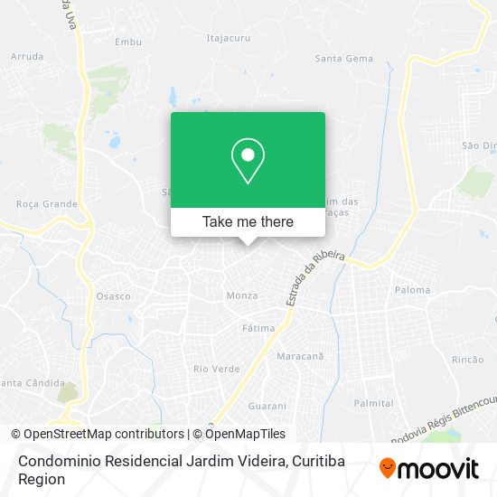 Mapa Condominio Residencial Jardim Videira