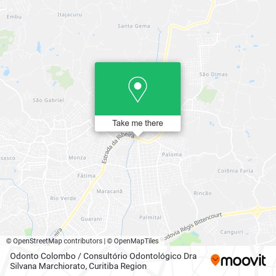 Odonto Colombo / Consultório Odontológico Dra Silvana Marchiorato map
