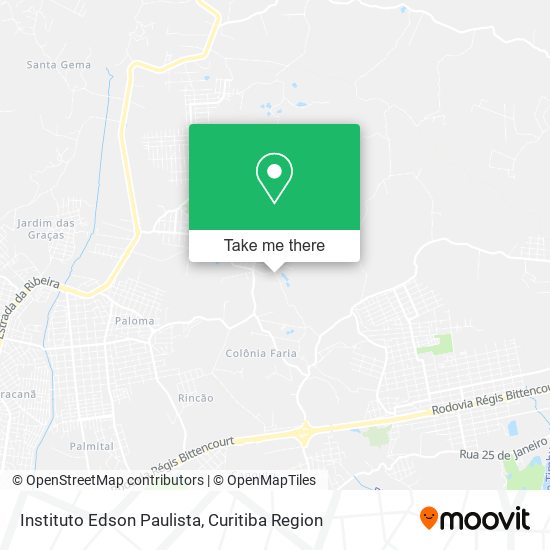 Instituto Edson Paulista map