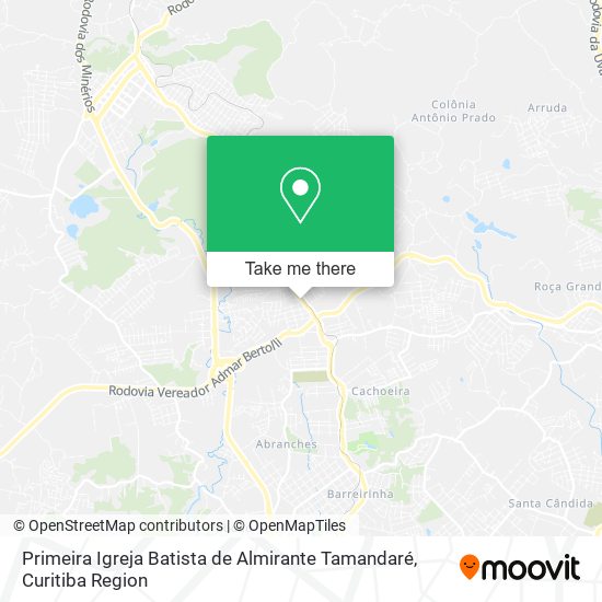 Primeira Igreja Batista de Almirante Tamandaré map