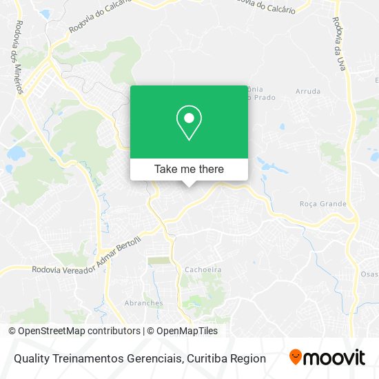 Quality Treinamentos Gerenciais map