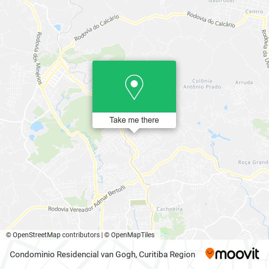 Condominio Residencial van Gogh map