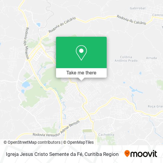 Igreja Jesus Cristo Semente da Fé map